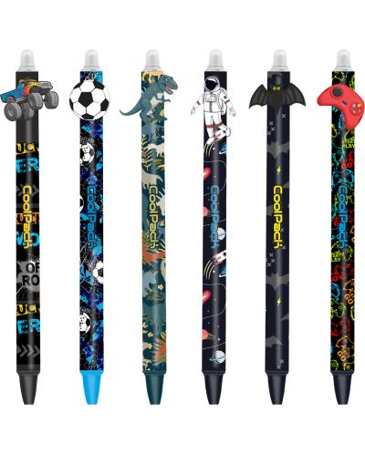 Brisiva olovka s gumicom Cool Pack - za dječake, asortiman - 1