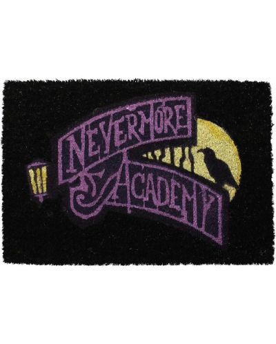 Otirač za vrata SD Toys Television: Wednesday - Nevermore Academy, 60 x 40 cm - 1