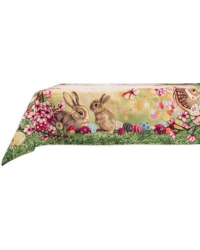 Stolnjak Rakla - Easter bunny and decoration, 100 х 100 cm - 2