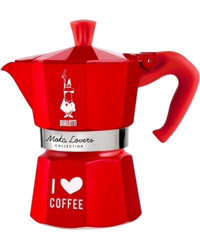 Kuhalo za kavu Bialetti - Moka Lovers, za 3 šalice, asortiman - 1