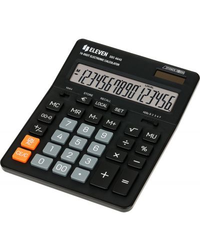 Kalkulator Eleven - SDC-664S, stolni, 16 znamenki, crni - 1