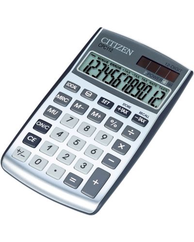 Kalkulator Citizen - CPC-112, stolni, 12-znamenkasti, bijeli - 1