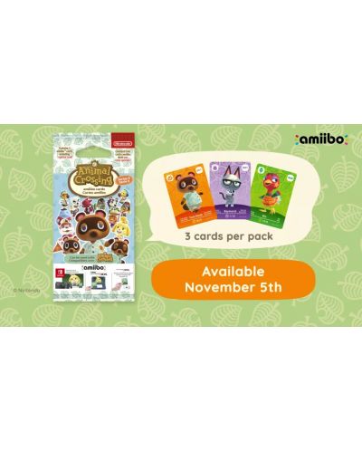 Karte Nintendo Amiibo Animal Crossing - Series 5 - 2
