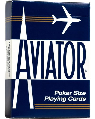 Igraće karte Aviator - Poker Standard index plava/crvena poleđina - 2