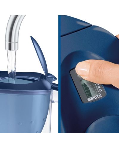 Vrč za filtriranje vode BRITA - Marella XL Memo, 3.5l, plavi - 6