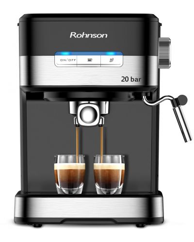 Aparat za kavu Rohnson - R-989, 20 bar, 1.5l, crni/srebrni - 3