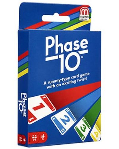 Igraće karte Mattel - Uno, Phase 10 - 1