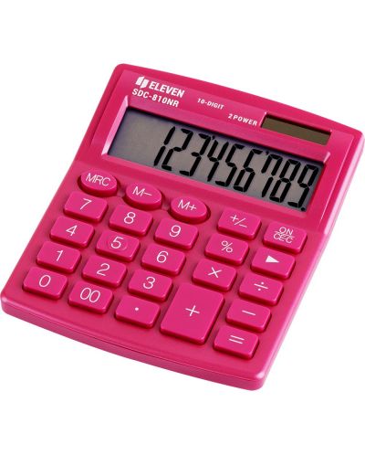 Kalkulator Eleven - SDC-810NRPKE, 10 znamenki, ružičasti - 1