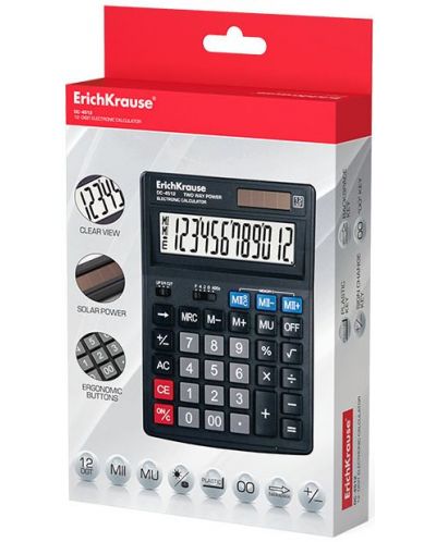 Kalkulator Erich Krause - DC-4512, 12-znamenkasti - 2