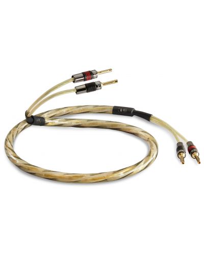 Kabel za zvučnici QED - Golden Anniversary XT, 4x 2.5 mm, 1 m, zlatni - 1