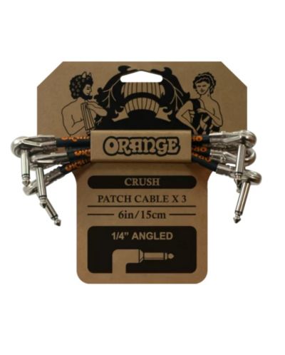 Kabel za gitaru Orange - CA038 Crush, 15 cm, 3 komada, crni - 1