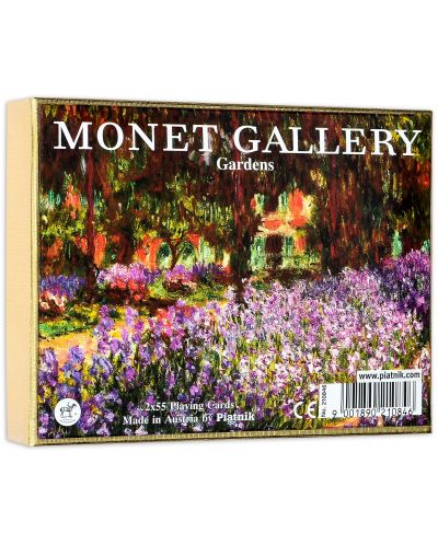 Karte za igranje Piatnik - Monet-Gardens (2 špila) - 1