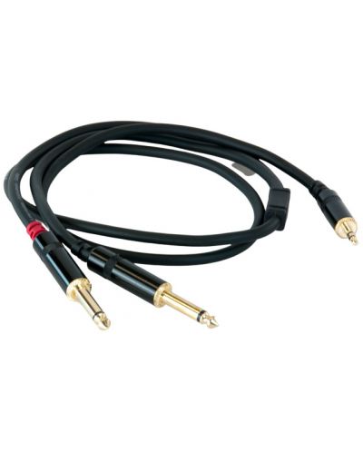 Kabel Master Audio - RCA381/3, 2x 6.3mm/3.5mm, 3m, crni - 1