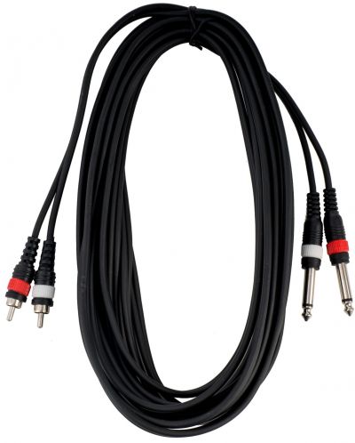Kabel Cascha - HH 2096, RCA/6.3mm, 6m, crni - 2