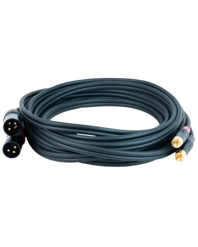 Kabel Master Audio - RCA930/5, 2x RCA/2x XLR, 5m, crni - 1