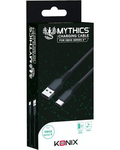 Kabel Konix - Mythics Play & Charge Cable 3 m (Xbox Series X/S) - 1