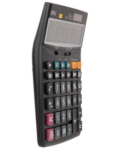 Kalkulator Deli Core - E1630, 12 dgt, crni - 3