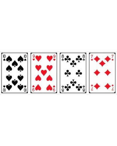 Karte za igranje Piatnik - model Bridge-Poker-Whist, smeđa boja - 5
