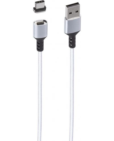 Kabel Konix - Mythics Premium Magnetic Cable 3 m, bijeli (PS5) - 4
