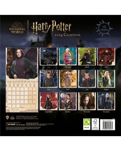 Kalendar Pyramid Movies: Harry Potter - Magical Fundations  2024 - 2