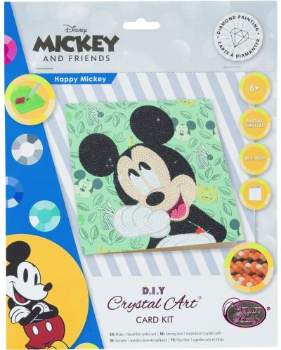Kartica dijamantni goblen Craft Buddy - Mickey Mouse - 1
