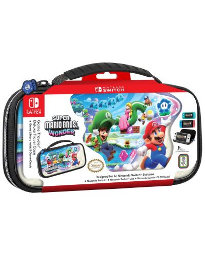 Futrola Nacon - Deluxe Travel Case, Super Mario Bros. Wonder (Nintendo Switch/Lite/OLED) - 6