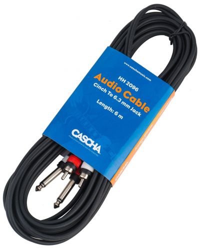 Kabel Cascha - HH 2096, RCA/6.3mm, 6m, crni - 3