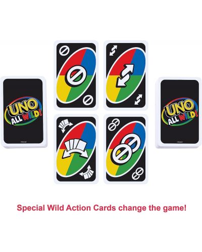 Karte za igranje Uno All Wild! - 4