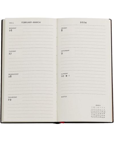 Kalendar-bilježnica Paperblanks Granada Turquoise - Ultra Horizontal, 18 x 23 cm, 80 listova, 2024 - 4