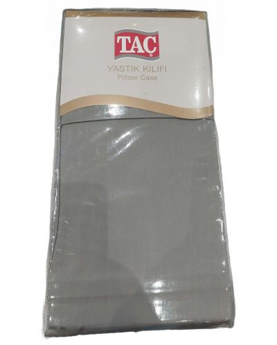 Jastučnice 100% satenski pamuk TAC - 50 х 70 cm, 2 komada, svijetlosmeđe - 2
