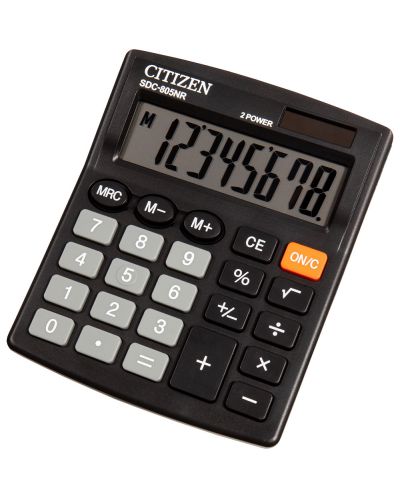 Kalkulator Citizen - SDC-805NR, 8-znamenkasti, crni - 1
