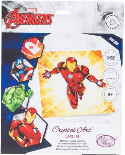 Kartica dijamantni goblen Craft Buddy - Iron Man - 1