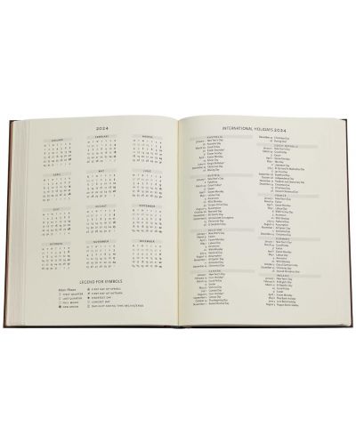 Kalendar-bilježnica Paperblanks Bavarian - Po danima, 216 listova, 2024 - 6