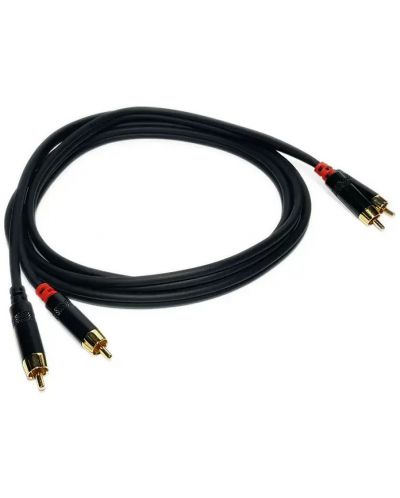 Kabel Master Audio - RCA620/2, 2x RCA/2x RCA, 2m, crni - 1