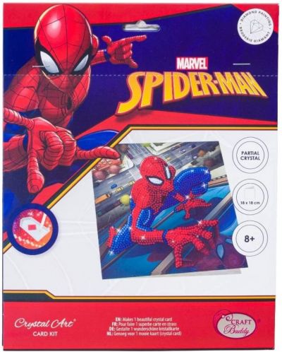 Kartica dijamantni goblen Craft Buddy - Spiderman - 1