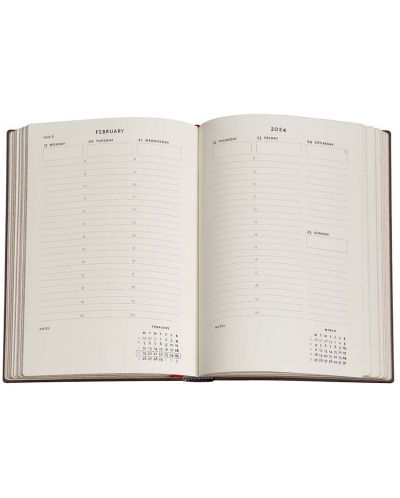Kalendar-dnevnik Paperblanks Tropical Garden - Okomiti, 80 listova, 2024 - 4