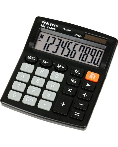 Kalkulator Eleven - SDC-810NR, 10 znamenki, crni - 1