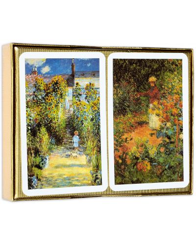 Karte za igranje Piatnik - Monet-Gardens (2 špila) - 2