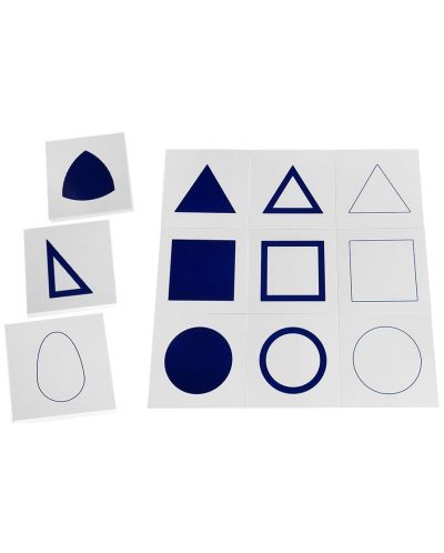 Karte Acool Toy - Sa geometrijskim figurama za Montessori geometrijski ormar - 2
