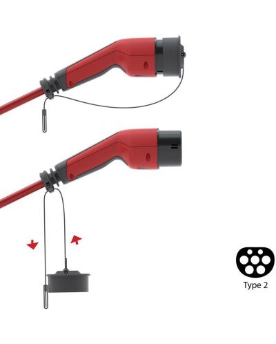 Kabel za punjenje električnih vozila Defa - eConnect, Red M3, T2, 3P, 32A/22kW, max-7.5 m - 2