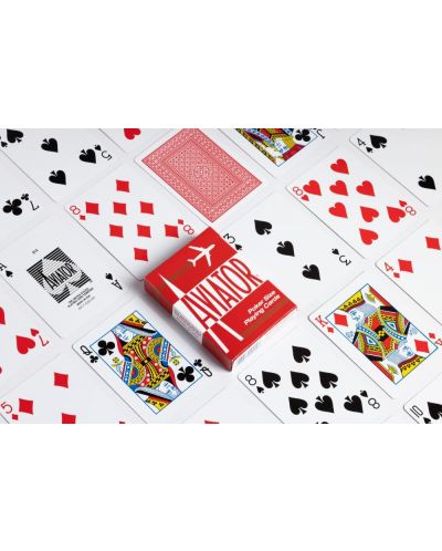 Igraće karte Aviator - Poker Standard index plava/crvena poleđina - 3