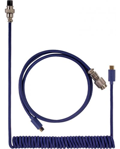 Kabel za tipkovnicu Keychron - Aviator, USB-C/USB-C, plavi - 1