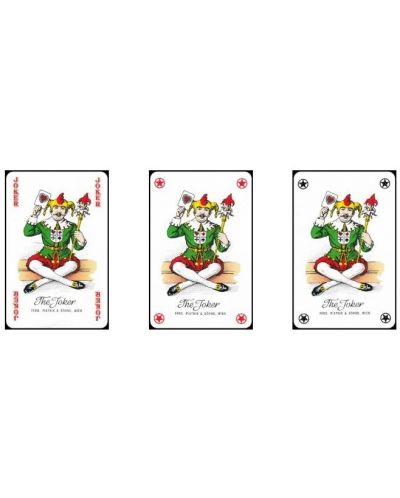 Karte za igranje Piatnik - model Bridge-Poker-Whist, smeđa boja - 2