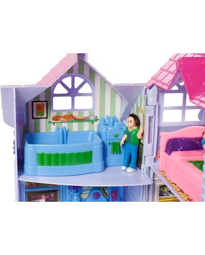 Kuća za lutke MalPlay - My Sweet Home sa 6 soba, namještajem i figurinama - 6