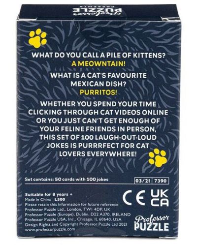 Karte Professor Puzzle - Cat Jokes - 3