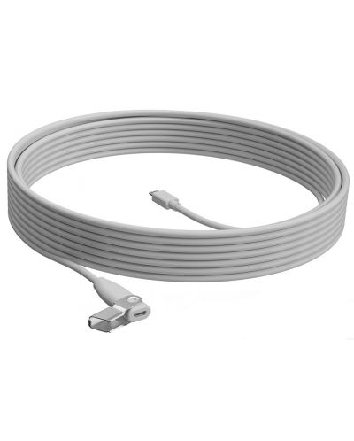 Kabel Logitech - Extention cable, USB-C, 10m, bijeli - 1