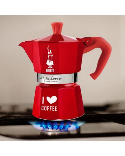 Kuhalo za kavu Bialetti - Moka Lovers, za 3 šalice, asortiman - 3