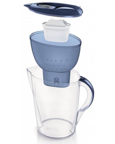 Vrč za filtriranje vode BRITA - Marella XL Memo, 3.5l, plavi - 5