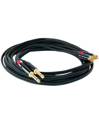 Kabel Master Audio - RCA630/5, 2x RCA/2х 6.3 mm, 5m, crni - 1