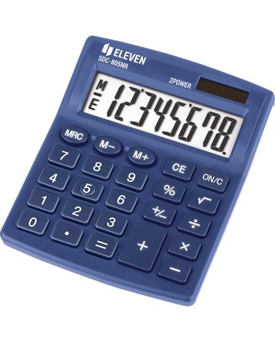 Kalkulator Eleven - SDC-805NRNVE, 8 znamenki, plavi - 1